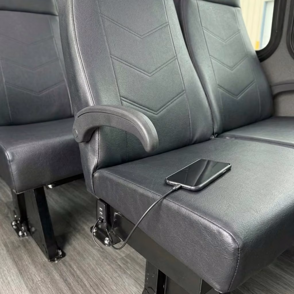 aiken 15 passenger minibus usb charging