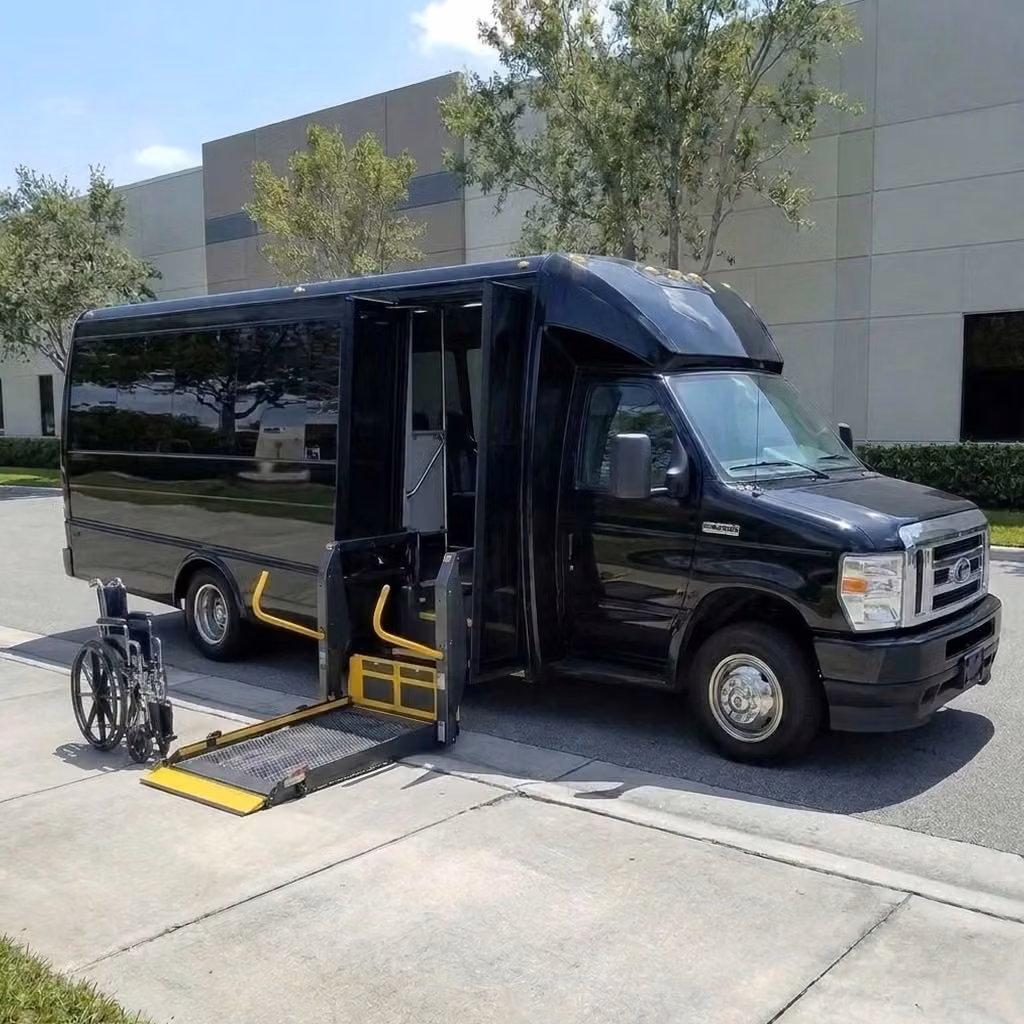 aiken 18 passenger minibus wheelchair lift