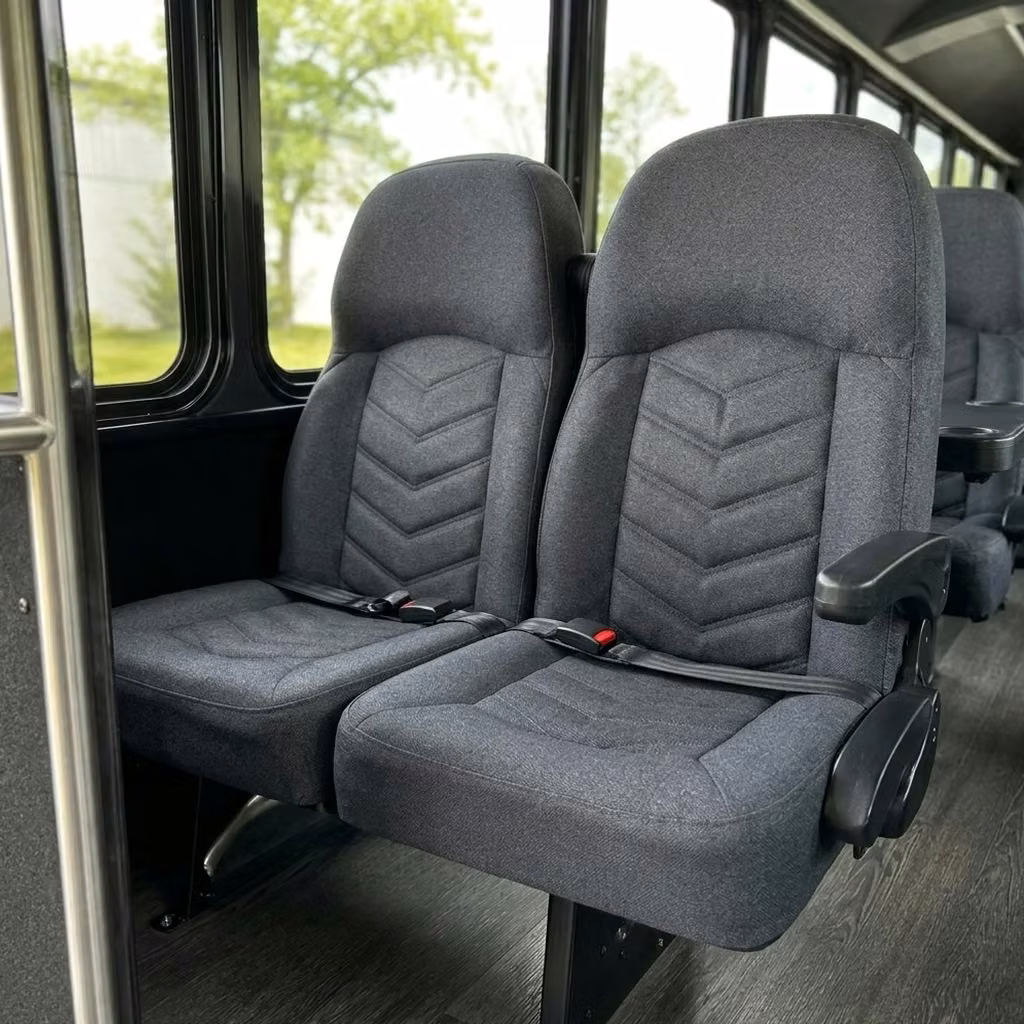 aiken 25 passenger minibus high back seats