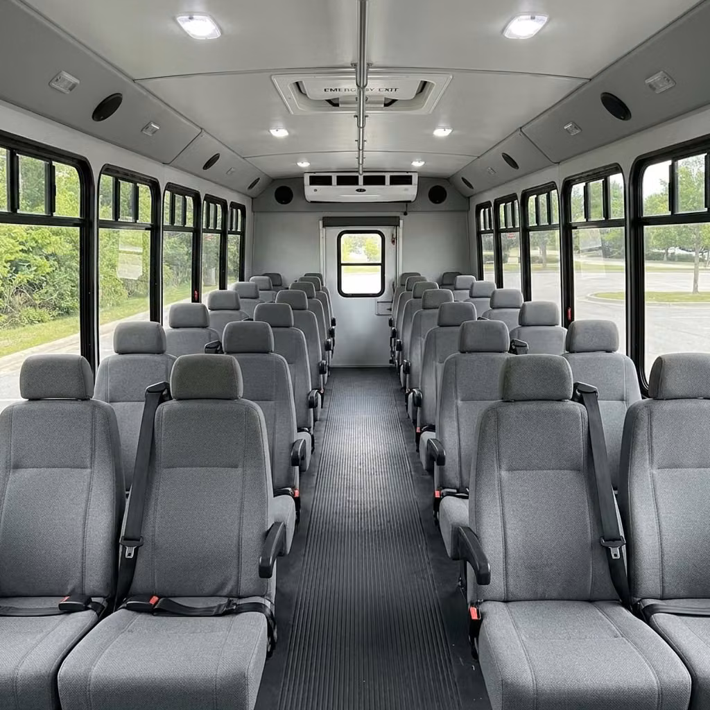 aiken 30 passenger minibus seating