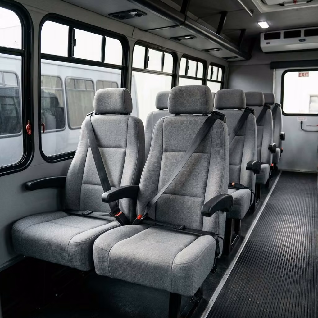 aiken 35 passenger minibus reclining seats