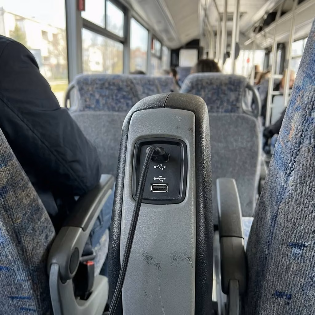 aiken 35 passenger minibus usb charging