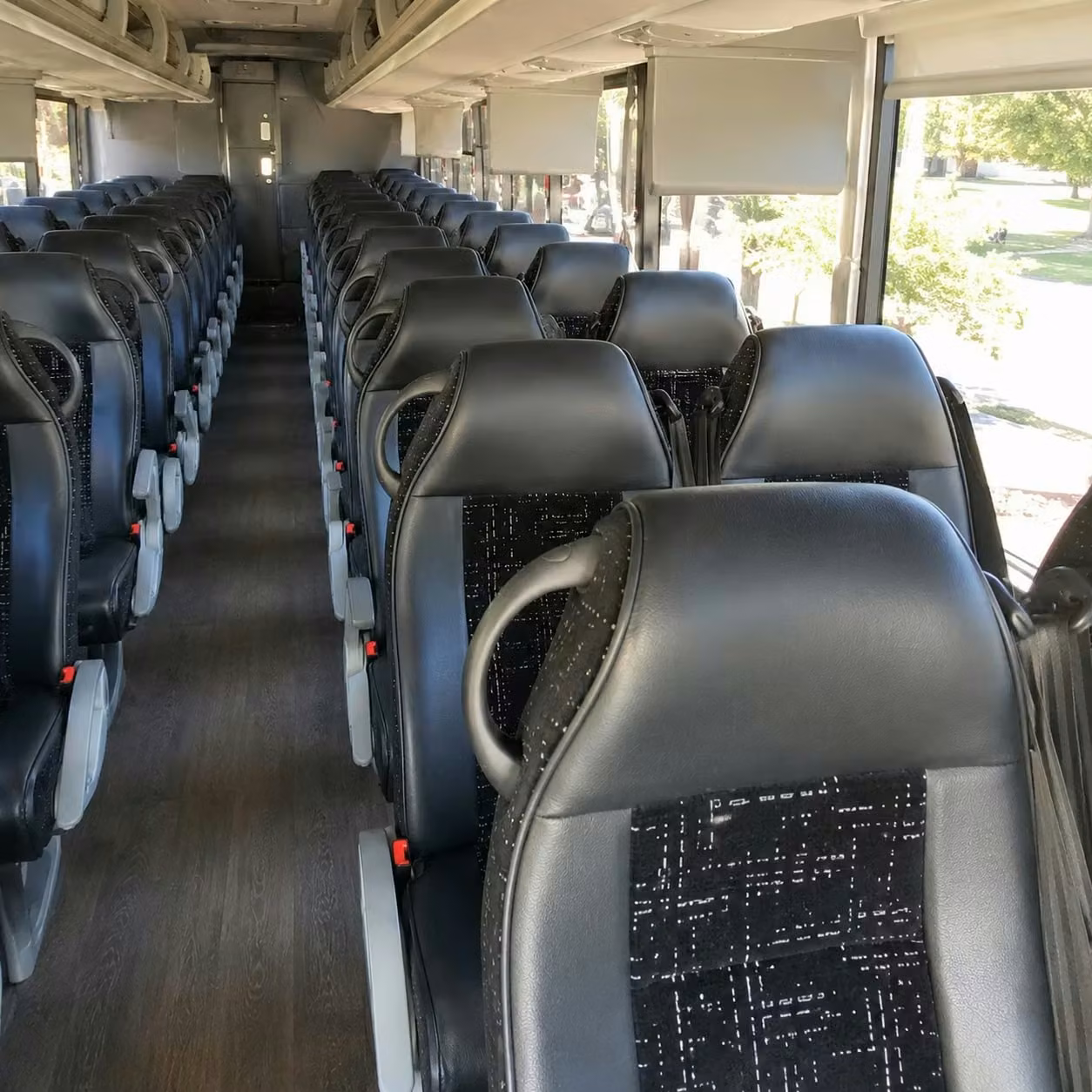 aiken charter bus interior 1