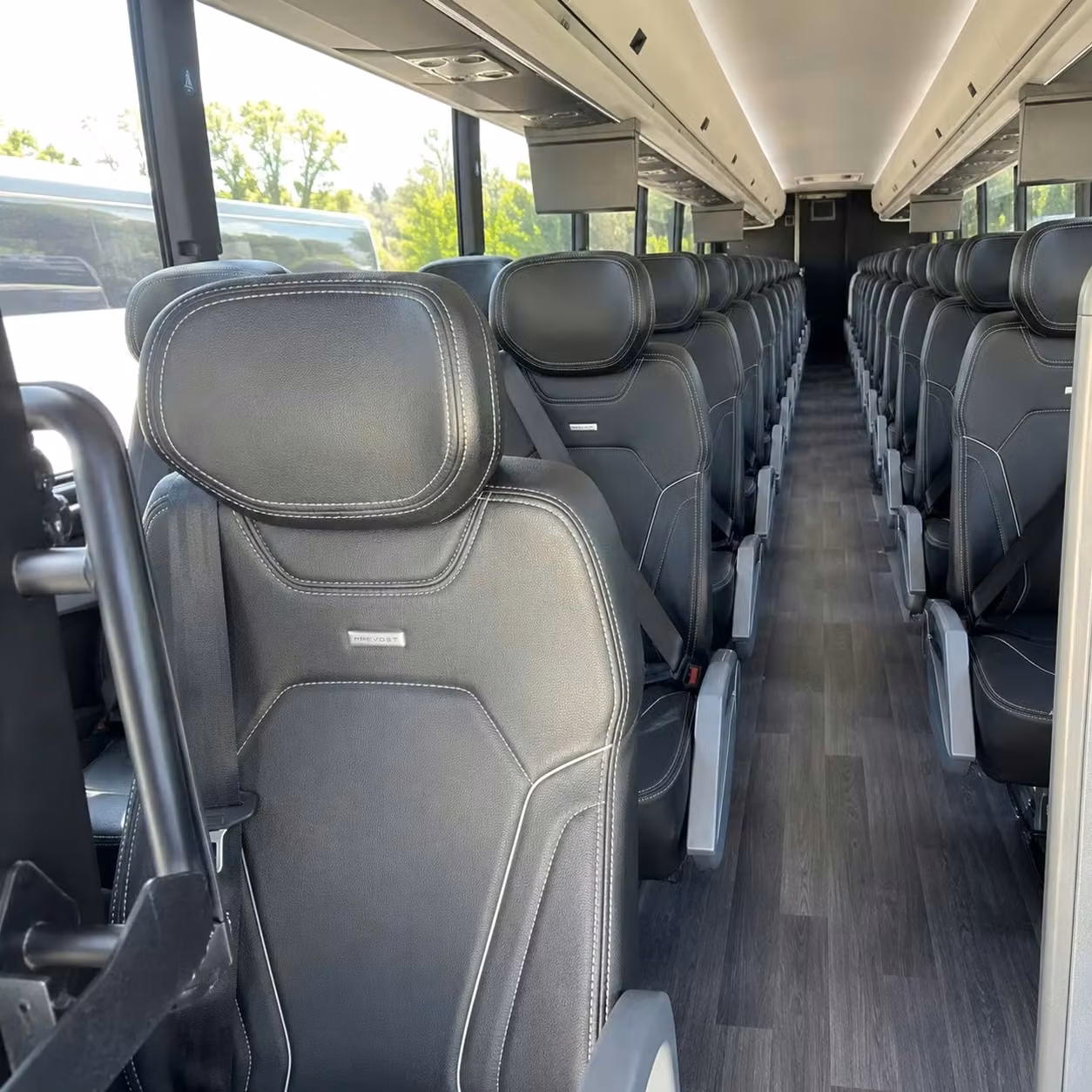 aiken charter bus interior 2