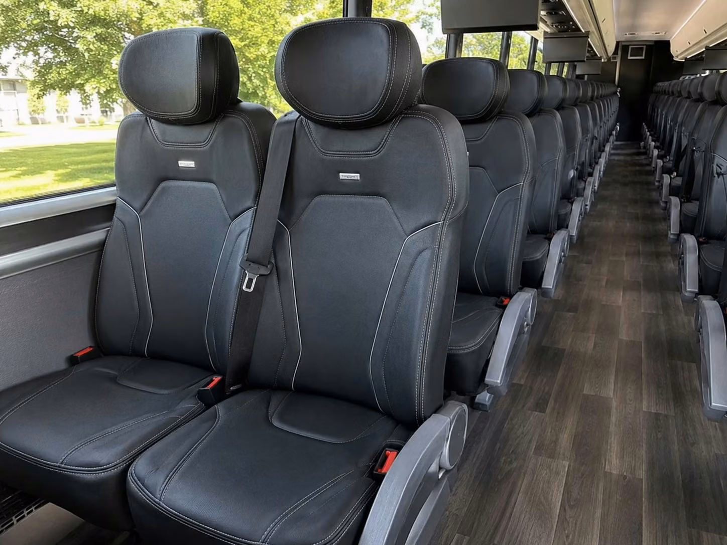 aiken charter bus interior 3