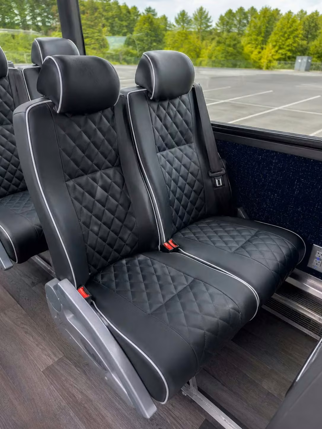 aiken charter bus reclining seats
