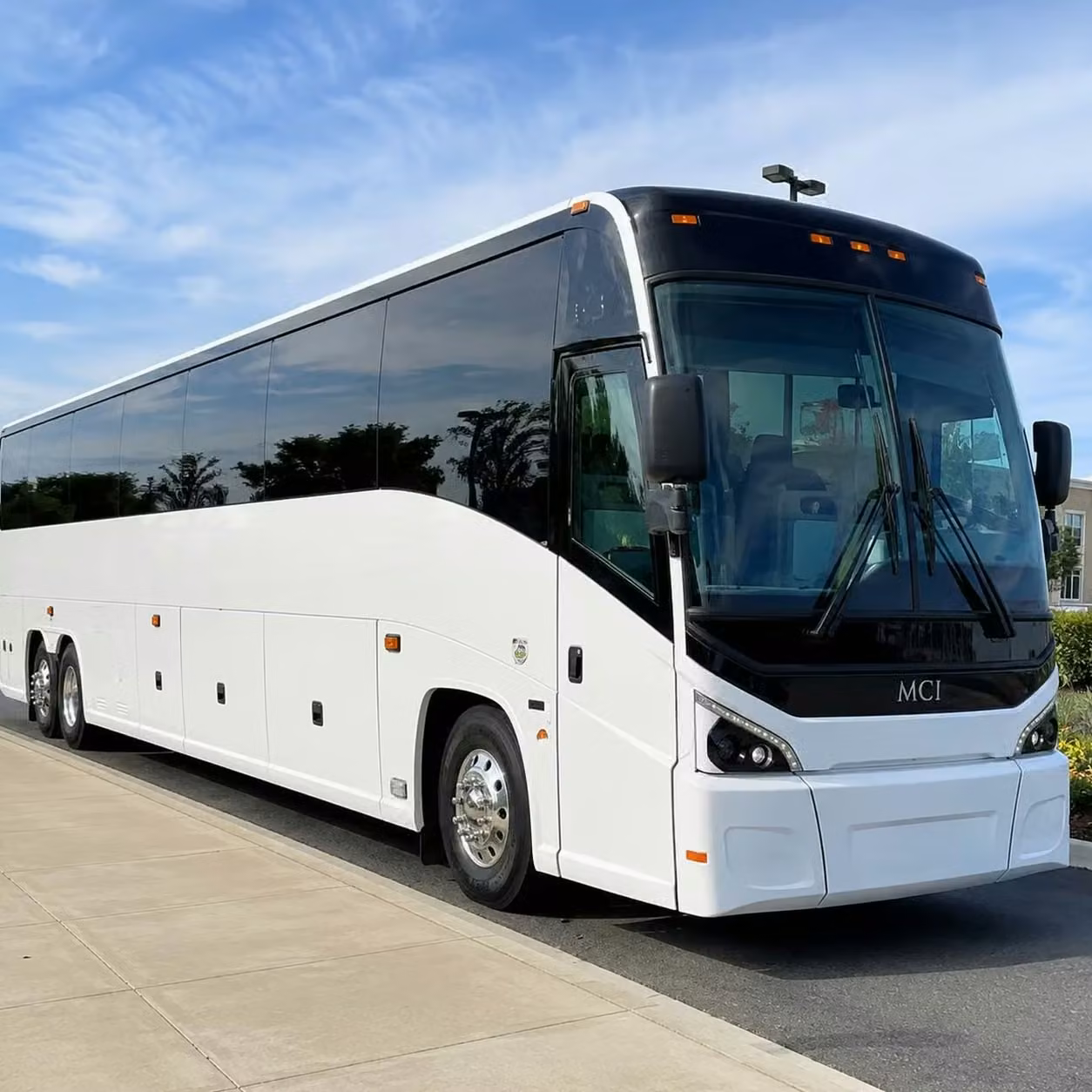 aiken corporate charter buses with fast wifi power outlets and tray tables