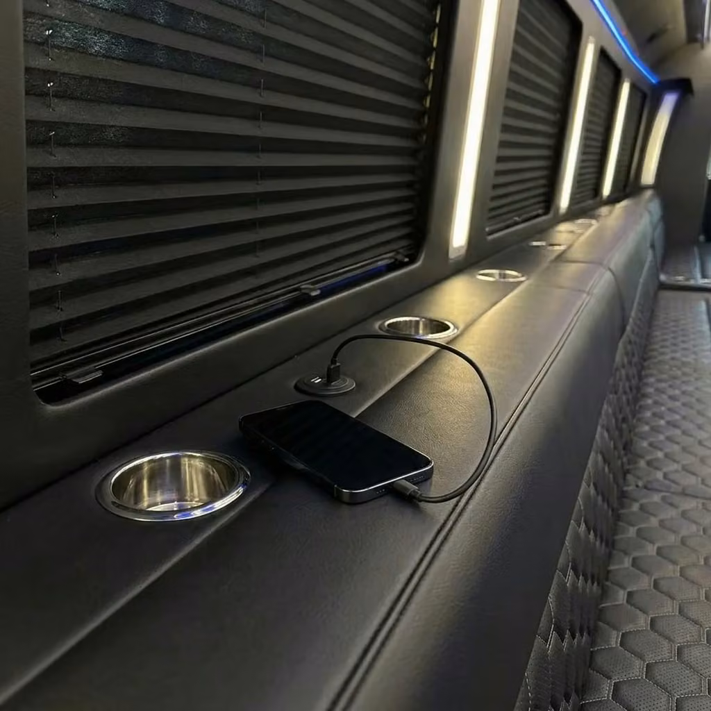 aiken party bus usb charging