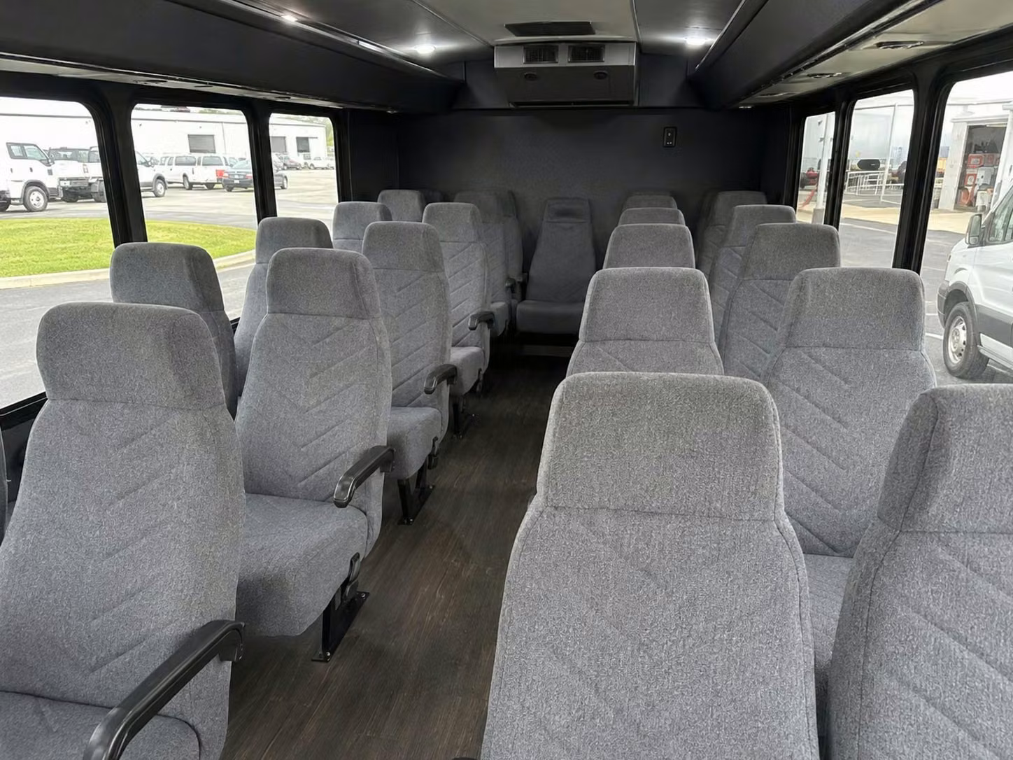 18 passenger minibus interior