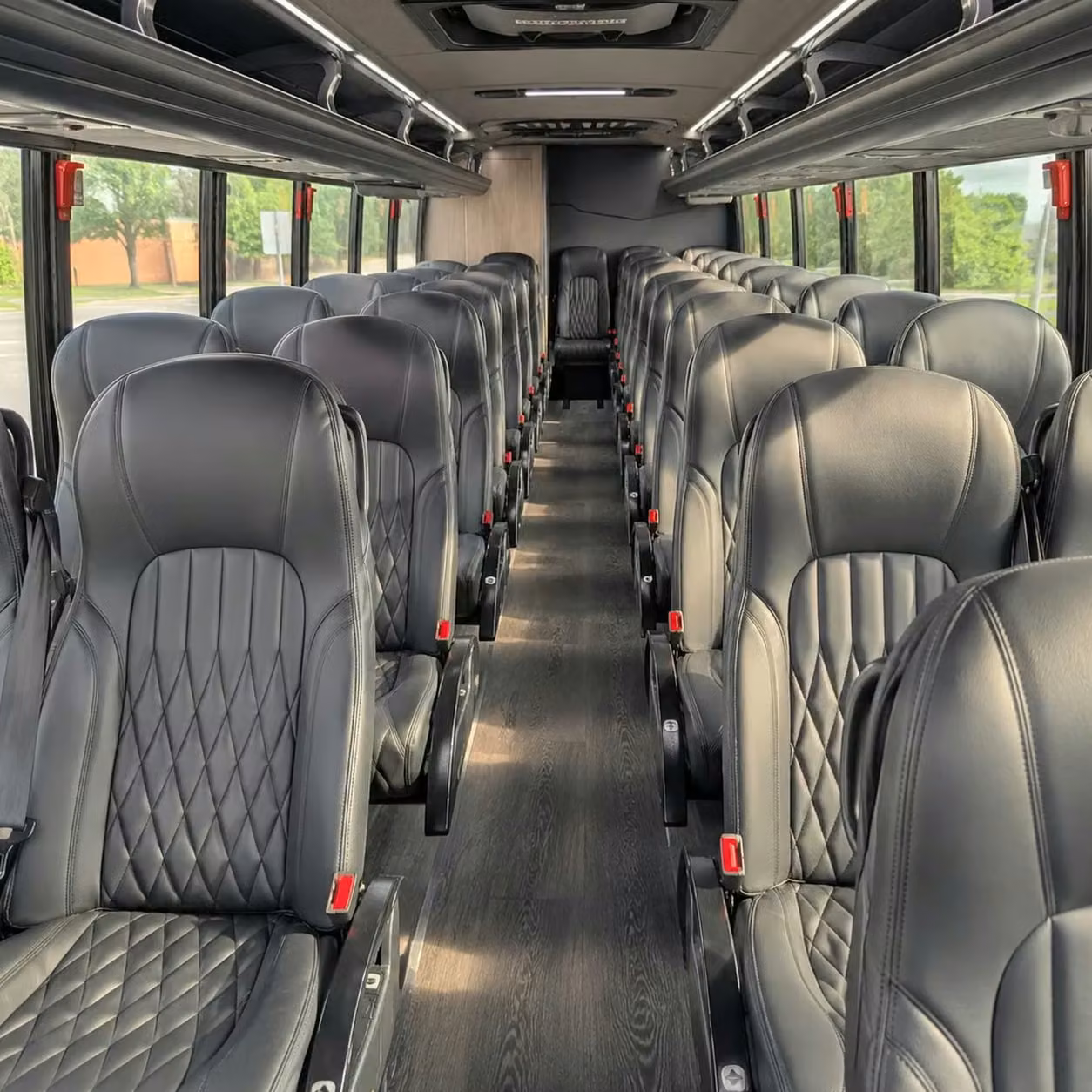 30 passenger minibus interior