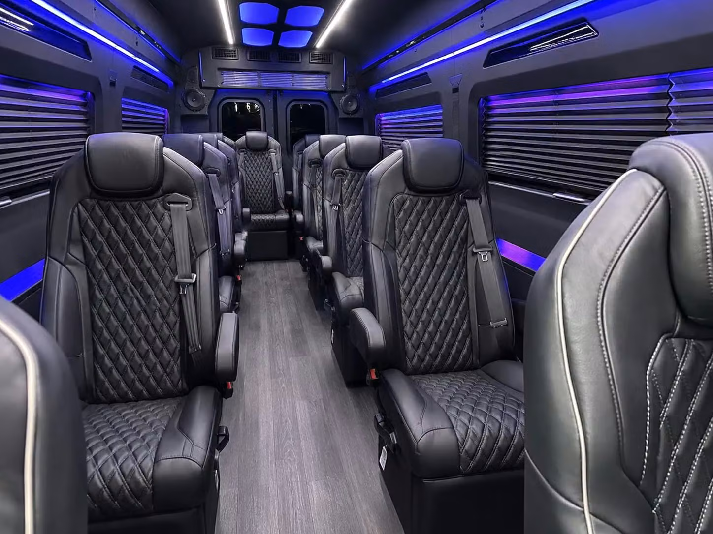 sprinter van with driver interior